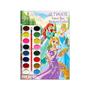 Imagem de Pintura com água super set para crianças infantis -- Pacote inclui 3 livros de pintura deluxe com pincéis de tinta (com Disney Princess, Tangled e Moana)