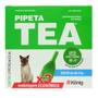 Imagem de Pipeta Tea 0,5 ml Antiparasitário Contra Pulgas para Gatos de até 4 Kg Kit C/ 3 unid. - König