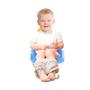 Imagem de Pipinico De Transição Infantil Azul Troninho Para Vaso Sanitário Menino 2x1 Com Redutor De Assento Baby Land