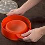 Imagem de Pipoqueira de Microondas Silicone Culinário 2,5l Vermelho Com Tampa