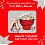 Imagem de Pipoqueira Retrátil Em Silicone P/ Microondas Sem Óleo Balde