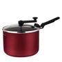 Imagem de Pipoqueira Tramontina Loreto em Alumínio com Revestimento Antiaderente Starflon Max Vermelho 20 cm 3,5 L - 20387720
