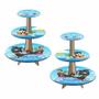 Imagem de Piratas Kit 2 Baleiros Com 6 Displays De Mesa