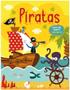 Imagem de Piratas - Livro de colorir + adesivos - PÉ DA LETRA