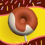 Imagem de Pirulito Donuts Chocolate Flopito FLORESTAL 550g