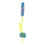 Imagem de Pirulito Kids Zone Twist Straw Pop Sabores Sortidos 44g com 1 Unidade