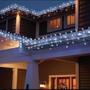Imagem de Pisca Cascata 400 Leds Luz Fixa com 10 Metros e com Emenda 110v Luzinhas de Natal Reveillon