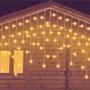 Imagem de Pisca Cascata 400 Leds Luz Fixa com 10 Metros e com Emenda 110v Luzinhas de Natal Reveillon