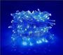 Imagem de Pisca Led 100 Lâmpadas Fio Transp. Azul 10mts