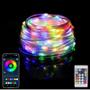 Imagem de Pisca Led RGB Bluetooth Controle Remoto 10 Metros App FY-906