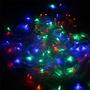 Imagem de Pisca Pisca 100 LEDS COLORS SUPER LED Luz De Natal 110V 9M 8 FUNCOES FIO TRANSPARENTE