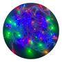 Imagem de Pisca Pisca 100 LEDS COLORS SUPER LED Luz De Natal 110V 9M 8 FUNCOES FIO TRANSPARENTE