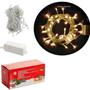 Imagem de Pisca Pisca Com 100 LEDs Warm 8 Funçôes Fio Transparente 10m