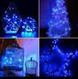 Imagem de Pisca Pisca Cordão De 100 LEDs Azul Fio Verde 9 Metros 127v Decoração Para Natal Luz Forte - Global