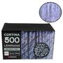 Imagem de Pisca Pisca Cortina Led Com 500 Leds Fixa Branco Frio 110V