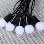 Imagem de Pisca Pisca de Bolinha Leds Cordao Varal 40 Bolinhas /40 Rosa Led  Fio Preto Colorido