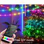 Imagem de Pisca - Pisca de LED colorido com controle e Bluetooth
