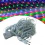 Imagem de Pisca pisca Natal- cortina de rede com 96 LEDs- 8 funções - Chibrali