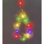 Imagem de Pisca Pisca Natal LED Colorido Estilo Cascata Modelo Arvore e Estrela Cadente Altomex AL-3712 bivolt