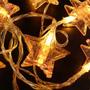 Imagem de Pisca Pisca Pregador Estrela 10L 2AA 2m Decoração Iluminação de Natal