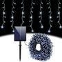 Imagem de Pisca Pisca Solar 400 Led Cordão Área Externa Decoração Natal 