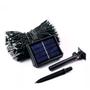 Imagem de Pisca Pisca Solar Externo Luz De Natal Cordão Transparente Led 10m 100 Leds