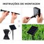 Imagem de Pisca Pisca Solar Externo Luz De Natal Cordão Transparente Led 10m 100 Leds