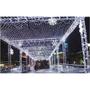 Imagem de Pisca Rede 320 Led 2,5m x 2,0m 8 Funções Branco Frio Decor Natal 220V