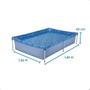 Imagem de Piscina 1000 L Retangular, Mor, Multicor