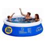 Imagem de Piscina Banheira Inflável 2490 Litros Redonda 2.4m x 63cm 2490L Azul Sun Way