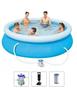 Imagem de Piscina Brink 2490 Litros Inflável com Bomba Filtro 110v e Bomba de Inflar - Bestway 2300