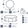 Imagem de Piscina Circular de Armação De Metal XTR 19.156 Litro Intex