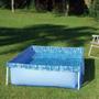 Imagem de Piscina com Armação 1000 Litros 189 x 126 x 42 CM + 2 Flutuadores MOR