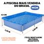 Imagem de Piscina com Armação 1000 Litros 189 x 126 x 42 CM MOR
