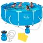 Imagem de Piscina com Armação 7.000 Litros 366 x 76 CM 510700 com Bomba Filtrante BELFIX