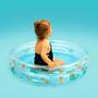 Imagem de Piscina Com Bolinhas Infantil 80 Litros Rosa Azul Verde Minnie Herois Princesas Mickey Frozen Criança Bebe Menina Menino