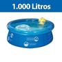 Imagem de Piscina Com Borda Inflável 1000 litros 168x51cm Wellmix