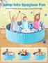 Imagem de Piscina de Bolinhas Hikiddy Large para Crianças Pequenas com Tapete Pop-Up Azul