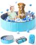 Imagem de Piscina de Bolinhas Hikiddy Large para Crianças Pequenas com Tapete Pop-Up Azul