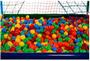 Imagem de Piscina de Bolinhas Infantil 1x1 Slim + 100 BOLAS Coloridas - Casinha Para Bolinhas Pequena - Locação e Eventos + Playground