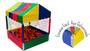 Imagem de Piscina de Bolinhas Infantil 1x1 Slim + 100 BOLAS Coloridas CORTESIA - Casinha Para Bolinhas Pequena - Locação e Eventos + Playground
