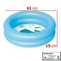 Imagem de Piscina de Bolinhas Infantil Inflável 28L com Kit Praia e Balde  Diversão Segura para Bebês e Crianças