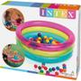 Imagem de Piscina de Bolinhas Intex Infantil Multi Color 86 cm X 25 cm com 50 Bolinhas 48674