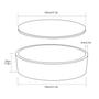 Imagem de Piscina de Bolinhas TRENDBOX Extra Grande (130cm x 30cm) - Espuma Macia
