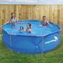 Imagem de Piscina Estruturada Redonda 5200 Litros 3m x 76cm Azul Importway Iwpbe5200