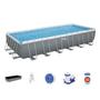 Imagem de Piscina Estrutural 30045 litros Filtro Capa Escada Filtro 110V/220V Bestway