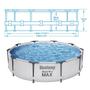 Imagem de Piscina Estrutural 6473 litros P Max com Filtro Bestway