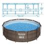 Imagem de Piscina Estrutural 9150L Circular Deluxe 3,66m x 1,00m com Filtro 2.006L/H 110v ou 220v Bestway