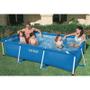 Imagem de Piscina Estrutural Retangular 3.834 Litros Pvc Armação + Filtro + Capa Intex