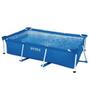 Imagem de Piscina Estrutural Retangular 3.834 Litros Pvc Armação + Filtro + Capa Intex